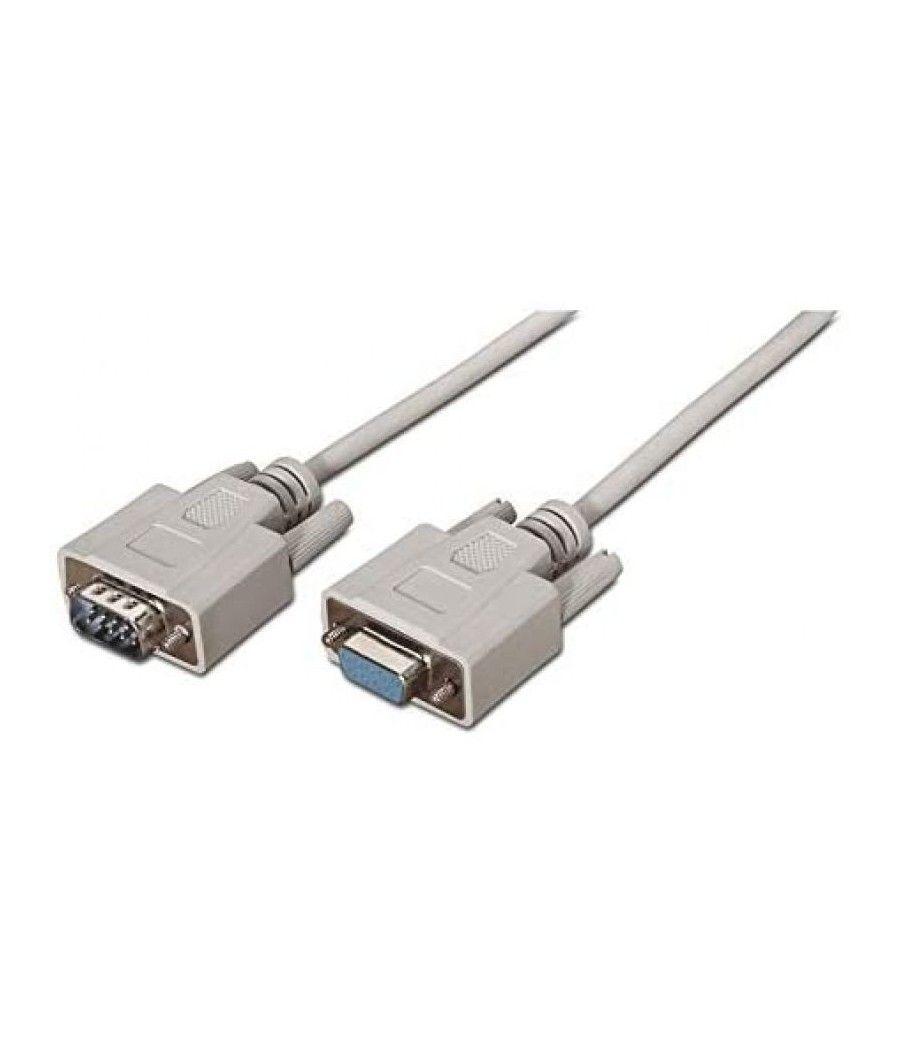 Cable Serie RS232 Nanocable 10.14.0203/ DB9 Macho - DB9 Hembra/ 3m/ Beige - Imagen 4
