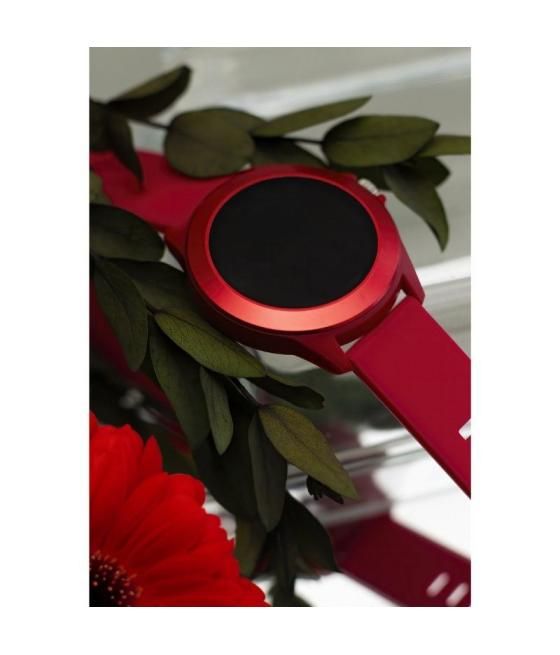 Smartwatch forever colorum cw-300/ notificaciones/ frecuencia cardíaca/ magenta