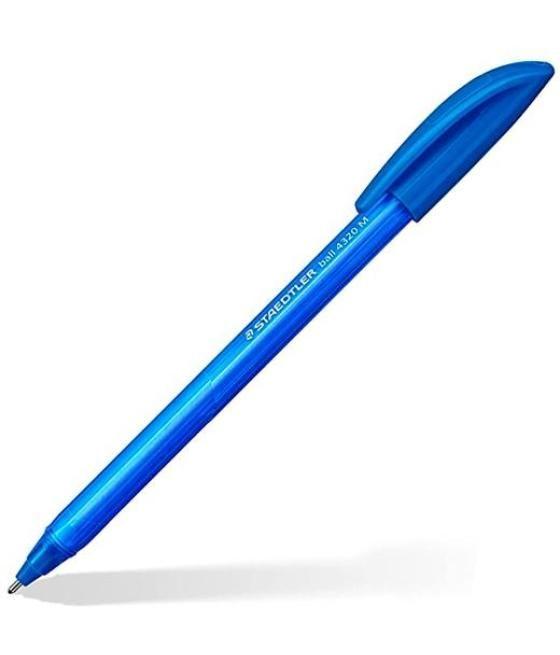 Staedtler bolígrafo ball 4320 m 1,0mm triangular azul 10u