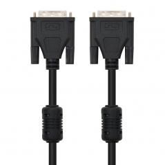 Cable DVI Nanocable 10.15.0602/ DVI Macho - DVI-Macho/ 1.8m/ Negro - Imagen 1