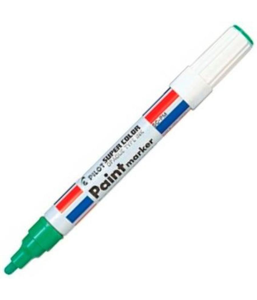 Pilot marcador permanente sc-pm uso industrial punta redonda verde pack 12 unidades