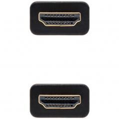 Cable HDMI 2.0 4K Nanocable 10.15.3705/ HDMI Macho - HDMI Macho/ 5m/ Negro/ Azul - Imagen 3