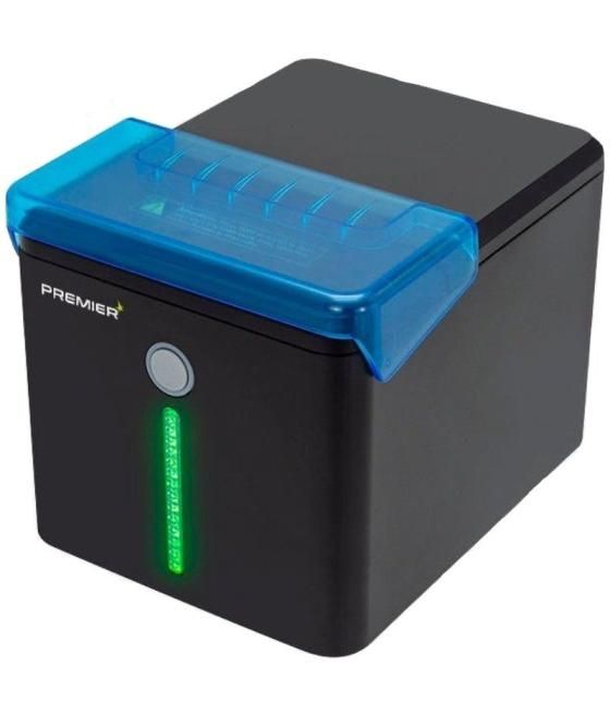 Impresora de tickets premier itp-85 beeper/ térmica/ ancho papel 80mm/ usb-ethernet-wifi/ negra