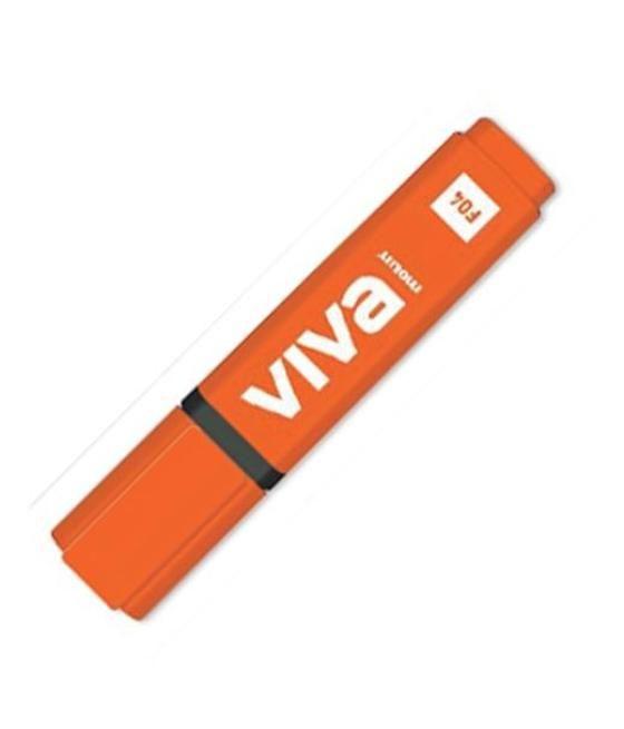 Molin marcador fluorescente viva naranja pack 10 unidades