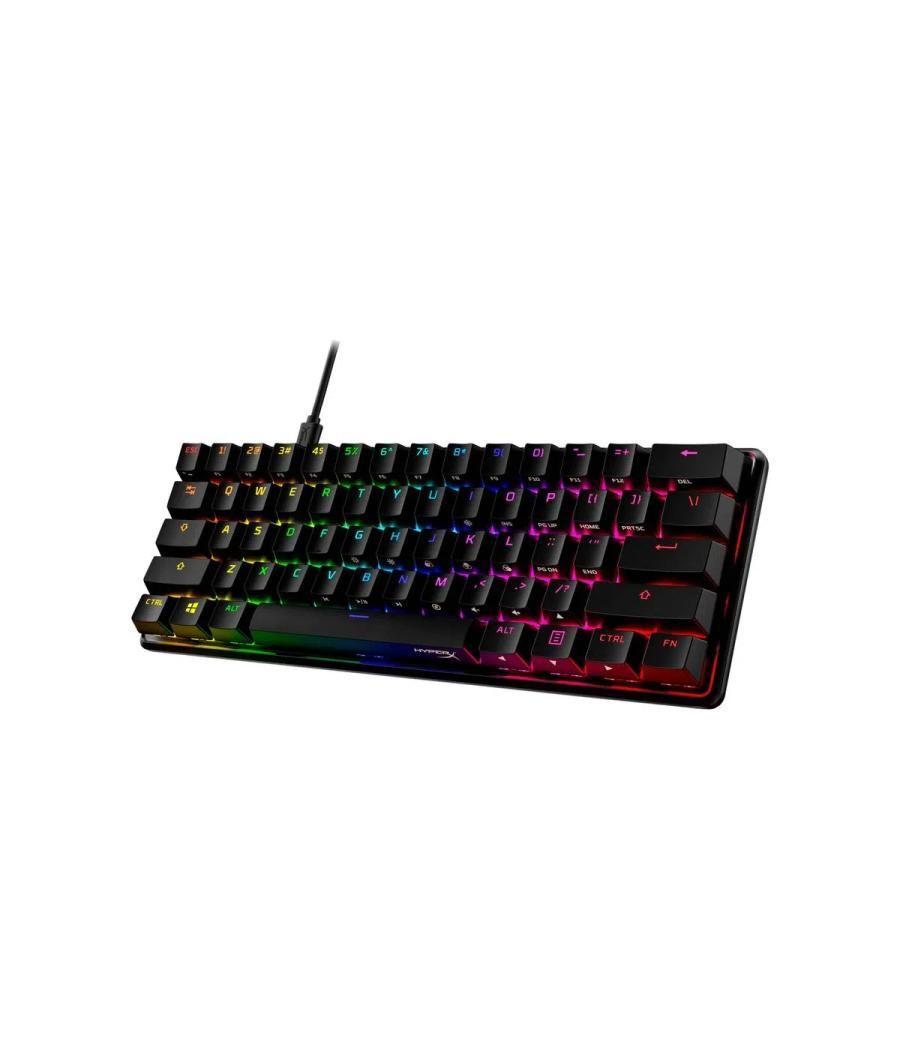 Hp hyperx alloy origins 60 aqua gaming keyboard mecanico rbg us layer - 56r61aa aba