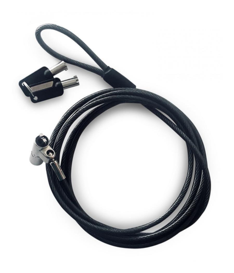 Urban Factory Securitee cable antirrobo Negro 2 m