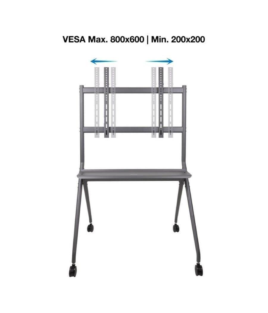 Soporte de pie con ruedas tooq fs20205m-b para tv de 50-86'/ hasta 120kg