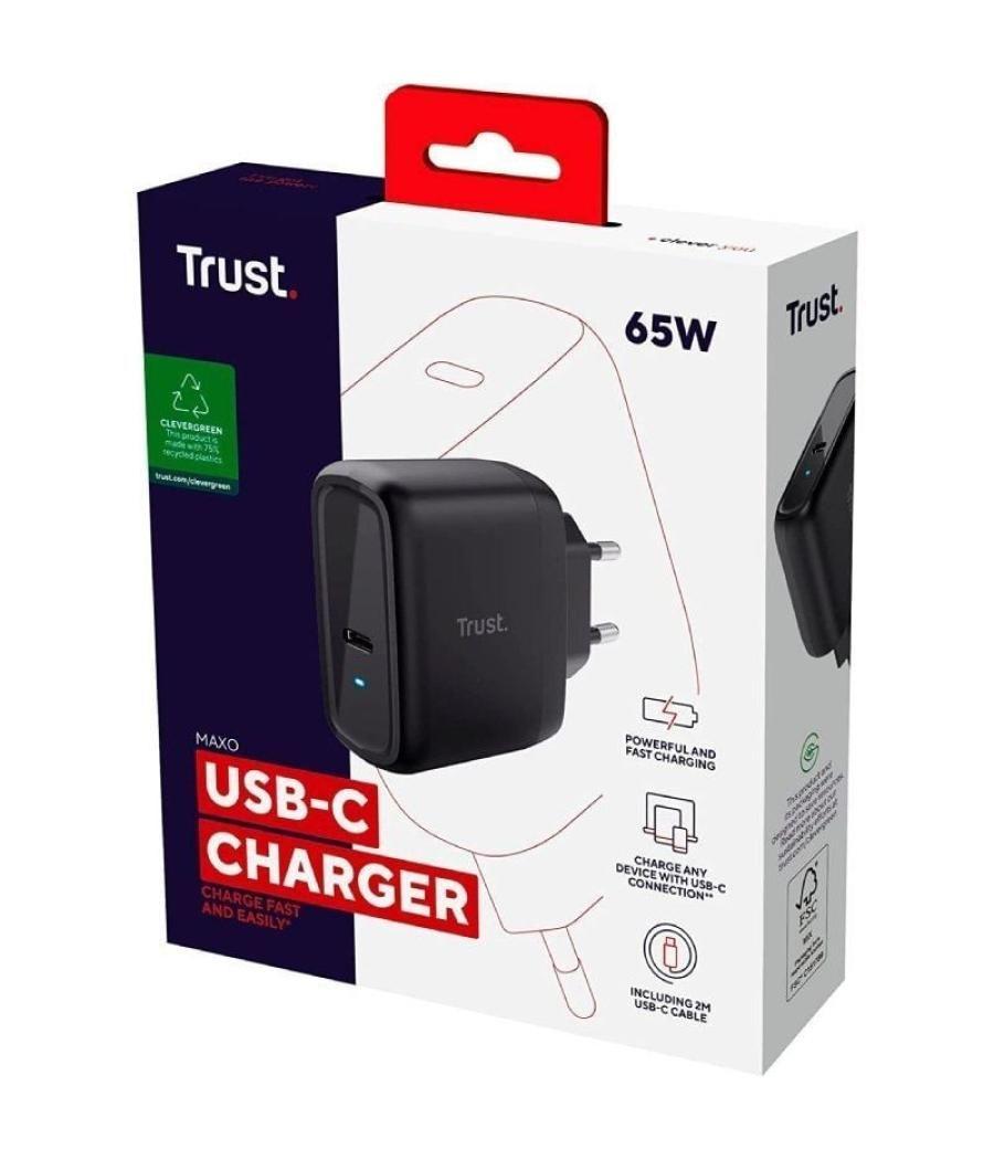 Cargador de pared trust / 1xusb tipo-c/ 65w