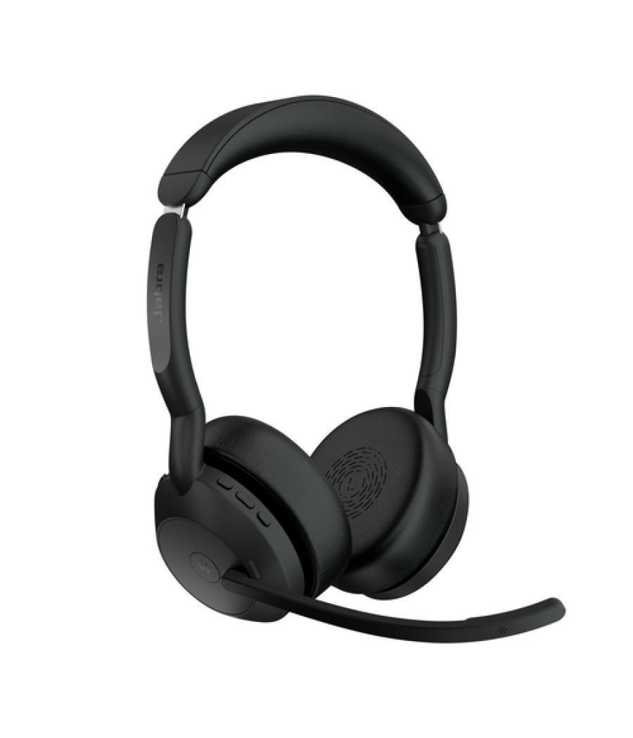 Jabra Evolve2 55 Auriculares Inalámbrico y alámbrico Diadema Oficina/Centro de llamadas Bluetooth Base de carga Negro