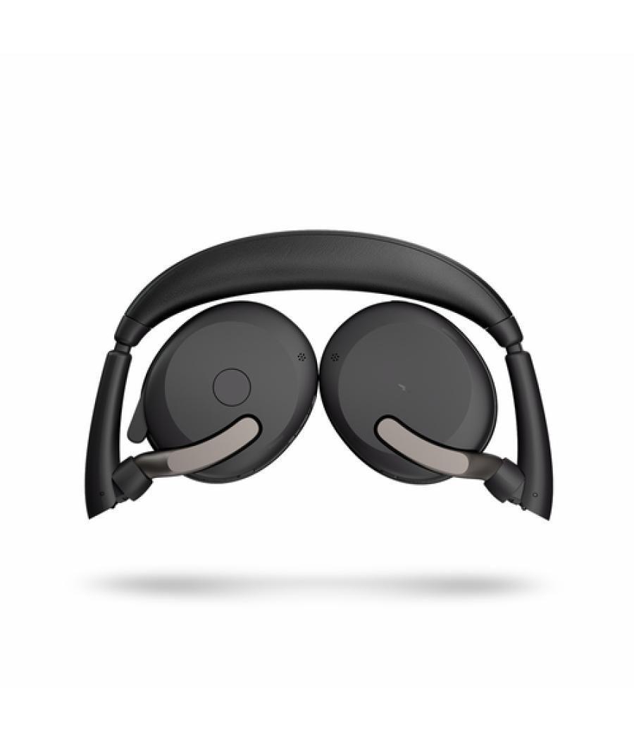 Jabra Evolve2 65 Flex Auriculares Inalámbrico y alámbrico Diadema Oficina/Centro de llamadas Bluetooth Negro