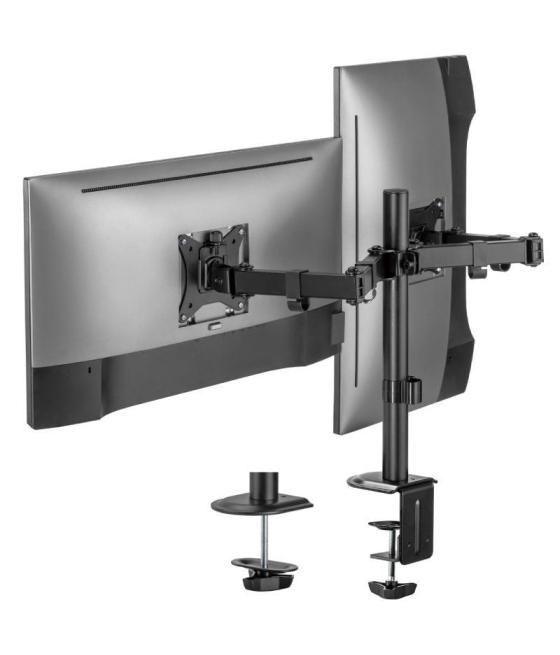 Soporte para 2 monitores o tv aisens dt32tsr-149/ hasta 9kg