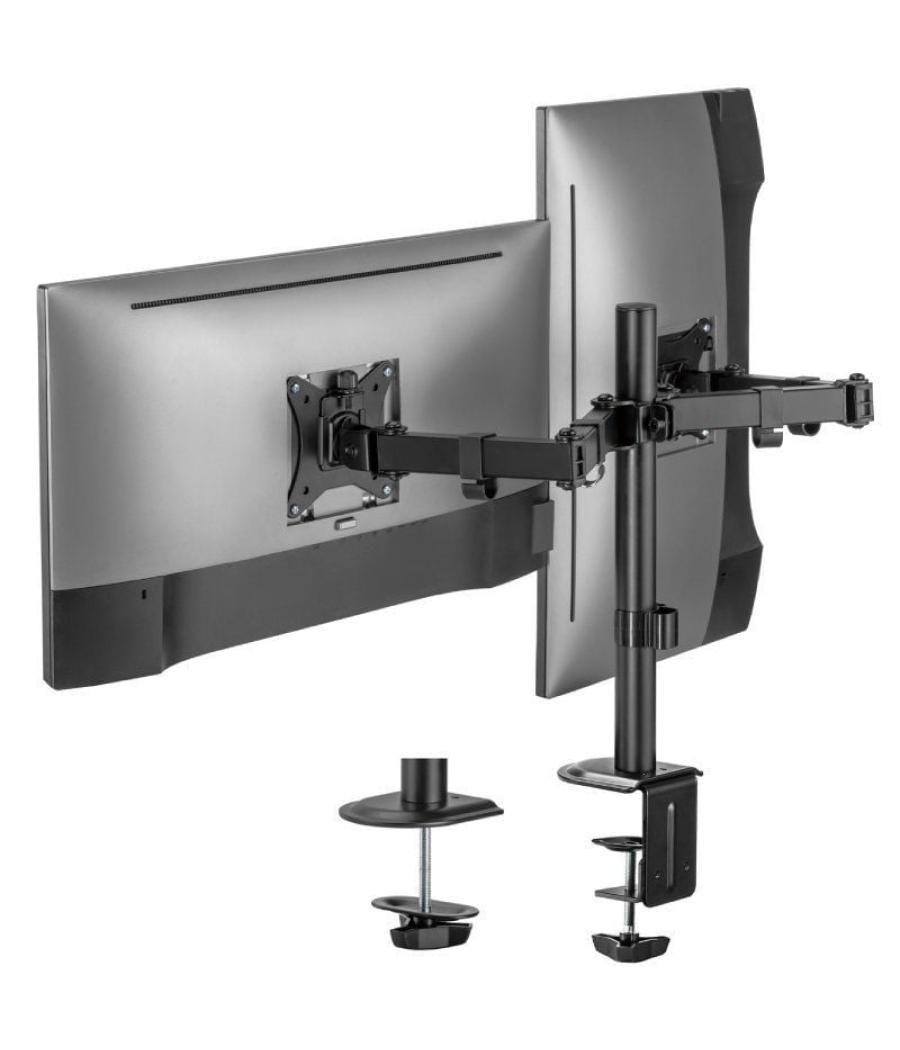Soporte para 2 monitores o tv aisens dt32tsr-149/ hasta 9kg