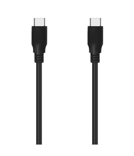 Cable usb 3.2 tipo-c aisens a107-0701 20gbps 5a 100w/ usb tipo-c macho - usb tipo-c macho/ 60cm/ negro