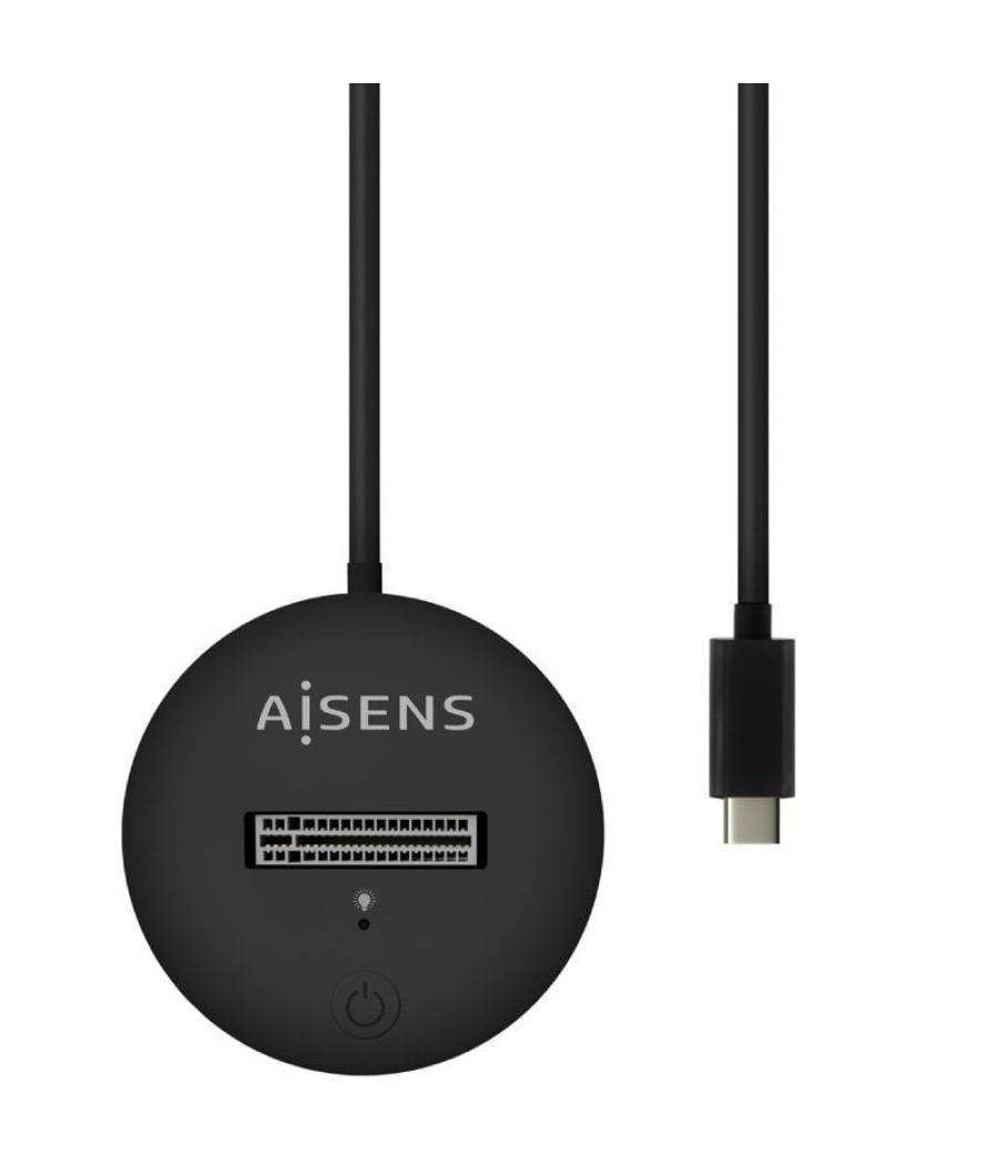 Dock usb tipo-c para ssd m2 sata/nvme ngff aisens asuc-m2d013-bk/ negro