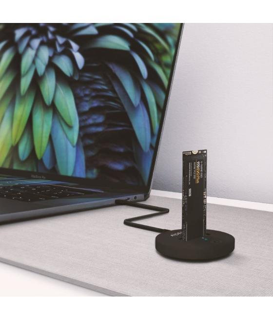 Dock usb tipo-c para ssd m2 sata/nvme ngff aisens asuc-m2d013-bk/ negro