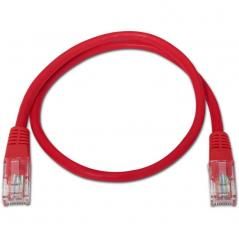 Cable de Red RJ45 UTP Aisens A133-0187 Cat.5e/ 50cm/ Rojo - Imagen 2