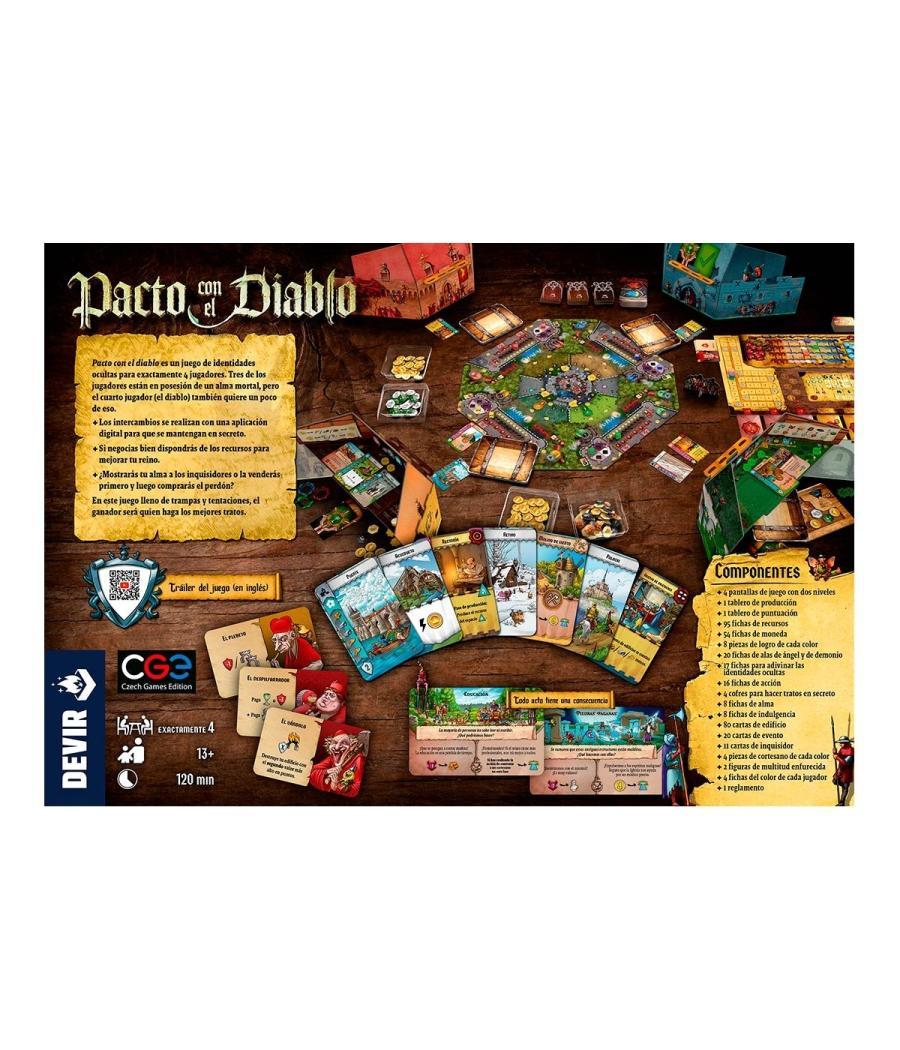 Juego de mesa devir pacto con el diablo