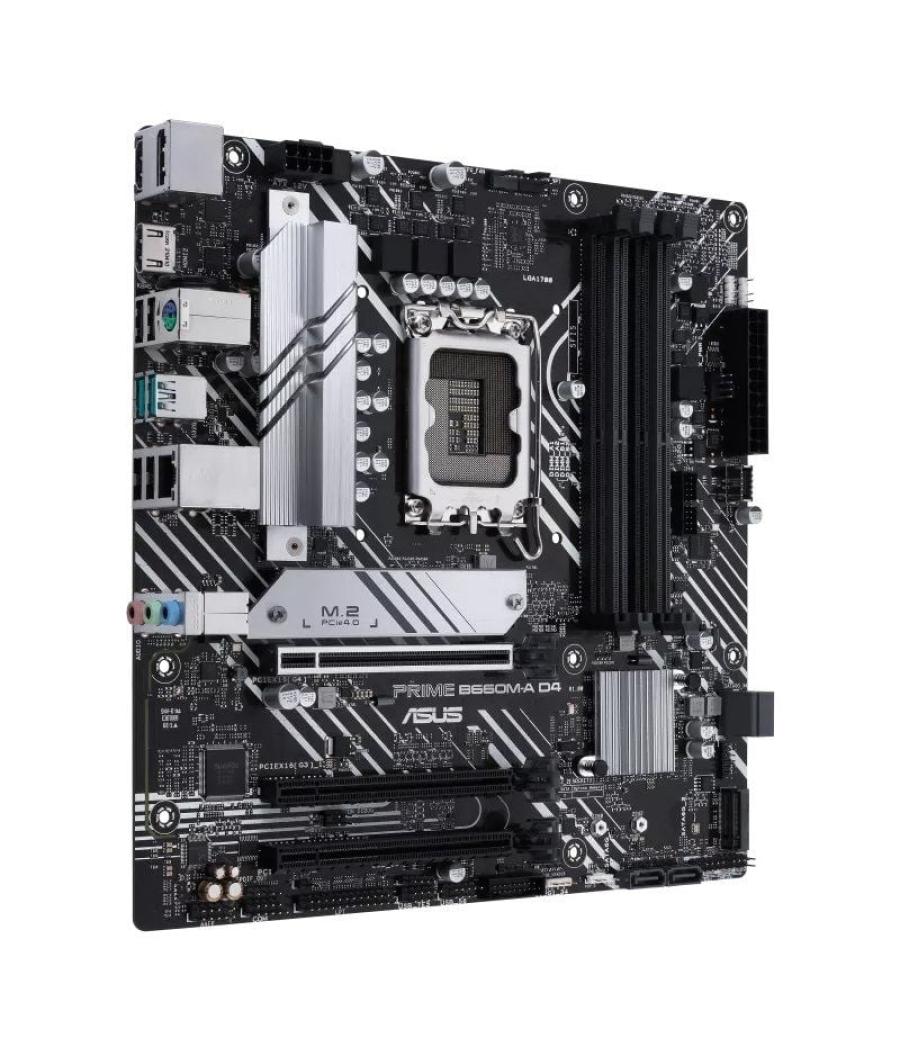 Placa base asus prime b660m-a d4-csm/ socket 1700/ micro atx