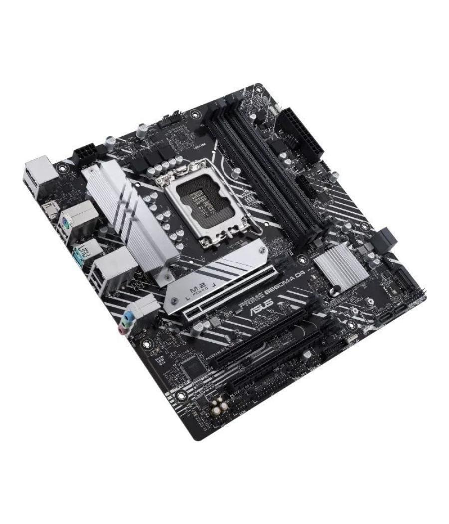 Placa base asus prime b660m-a d4-csm/ socket 1700/ micro atx