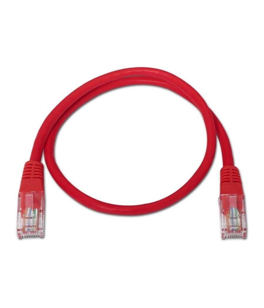 Cable de Red RJ45 UTP Aisens A135-0237 Cat.6/ 50cm/ Rojo - Imagen 2