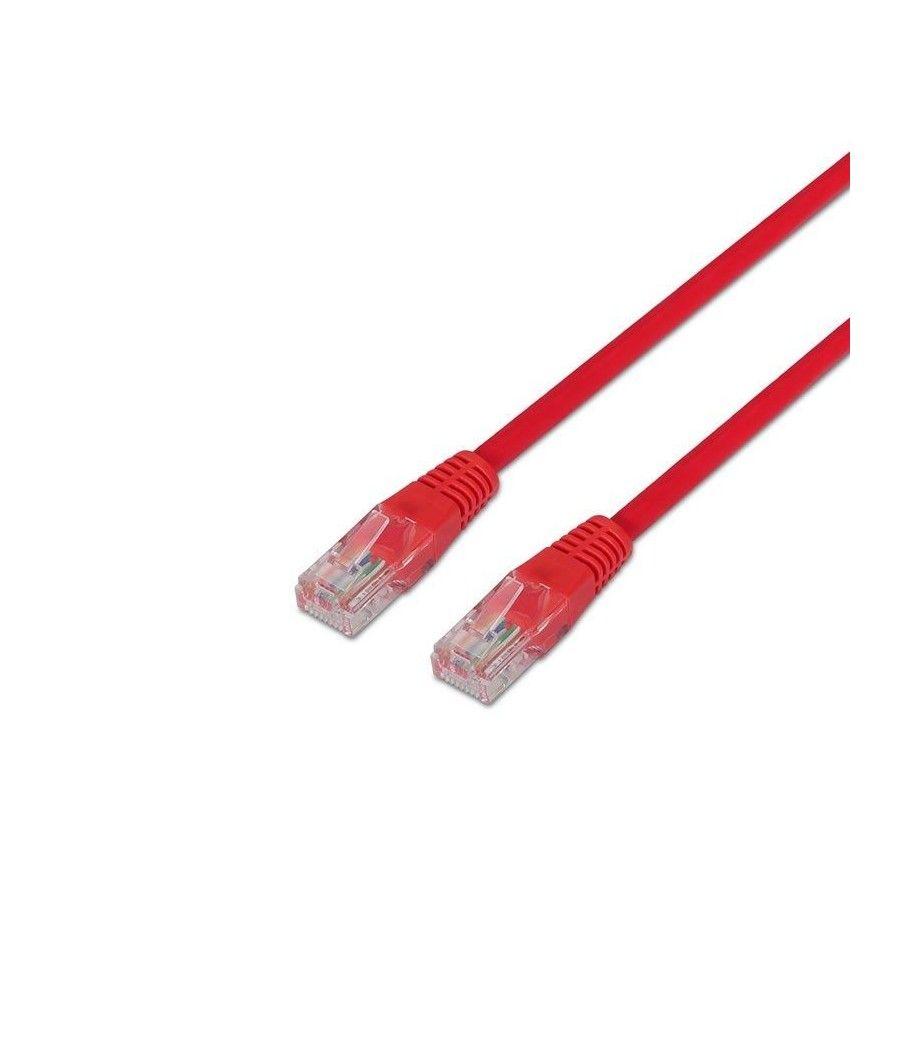 Cable de Red RJ45 UTP Aisens A135-0238 Cat.6/ 1m/ Rojo - Imagen 1