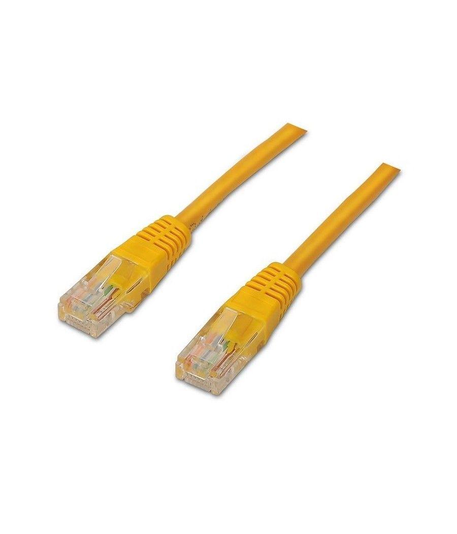 Cable de Red RJ45 UTP Aisens A135-0254/ Cat.6/ 1m/ Amarillo - Imagen 1