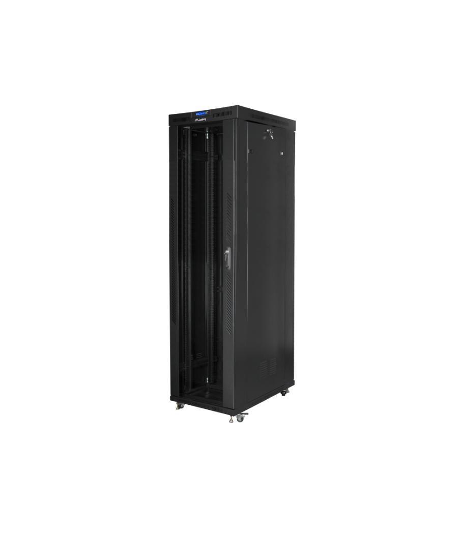 Armario lanberg rack 19" 47u 800x1000 flat pack black negro