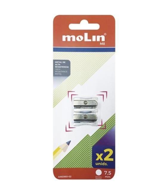 Molin afilalápices 1 agujero blister 2 metal