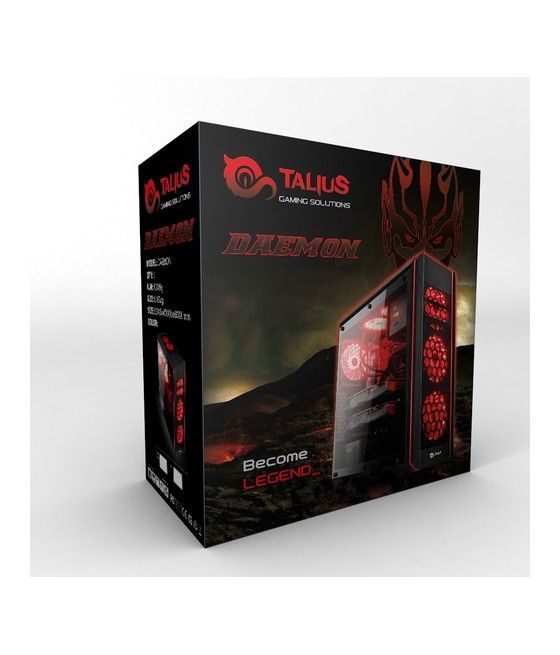 TALIUS caja Atx gaming Daemon led RGB USB 3.0 - Imagen 18