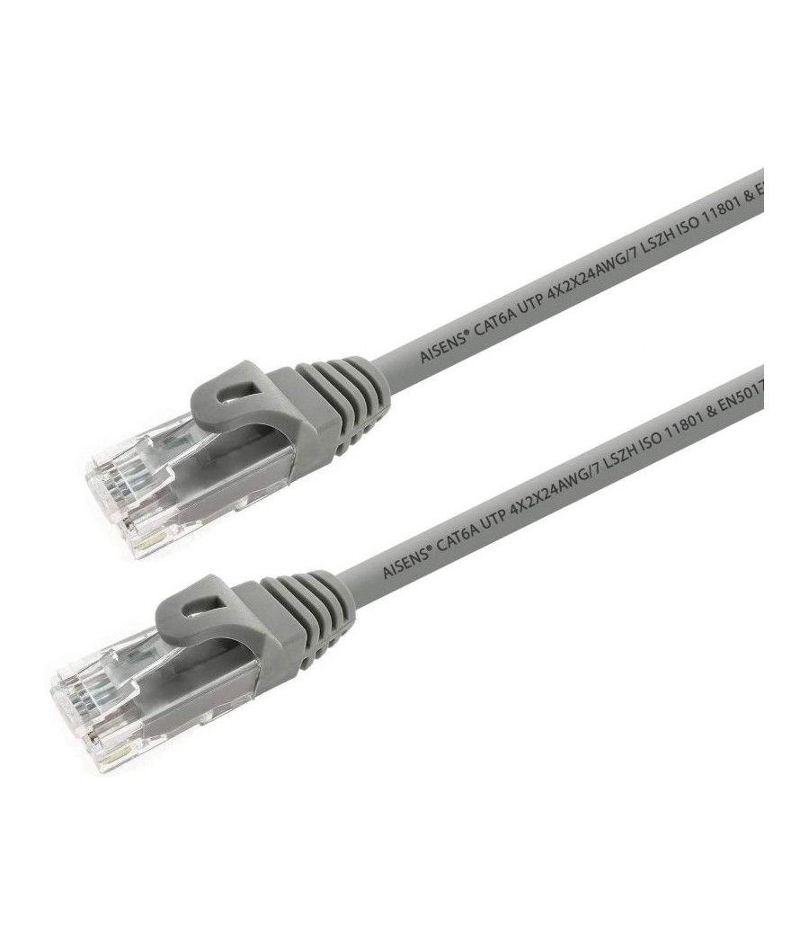 Cable de Red RJ45 UTP Aisens A145-0326 Cat.6A/ 1m/ Gris - Imagen 2