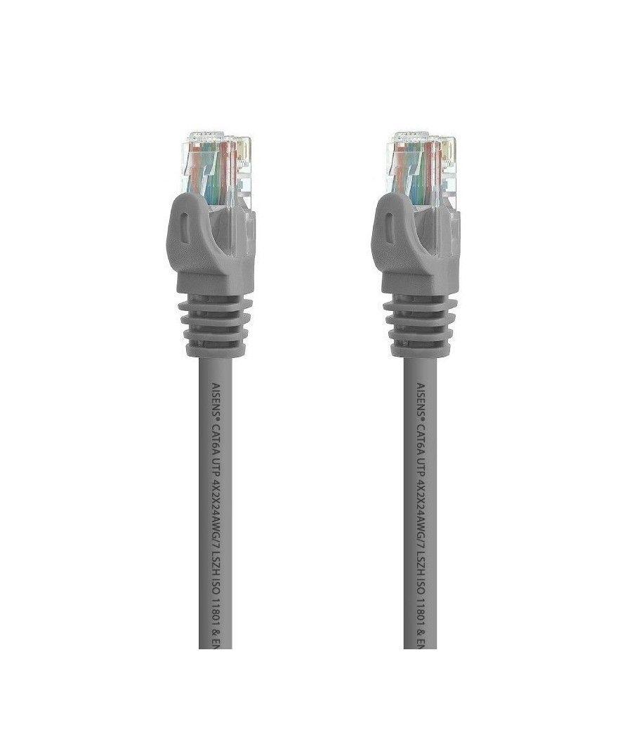 Cable de Red RJ45 UTP Aisens A145.0327 Cat.6A/ 2m/ Gris - Imagen 1