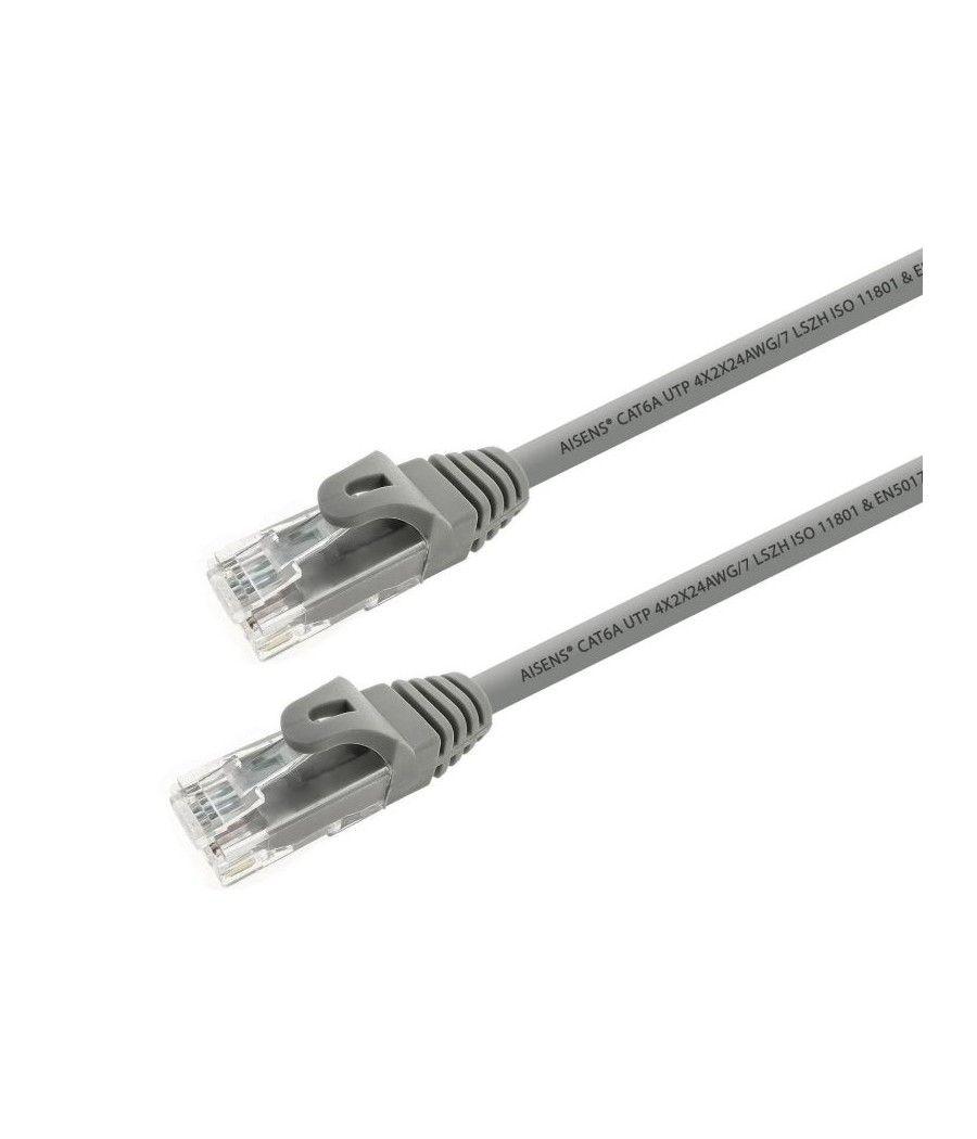 Cable de Red RJ45 UTP Aisens A145.0327 Cat.6A/ 2m/ Gris - Imagen 2