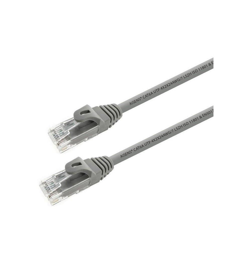 Cable de Red RJ45 UTP Aisens A145-0331 Cat.6A/ 15m/ Gris - Imagen 1