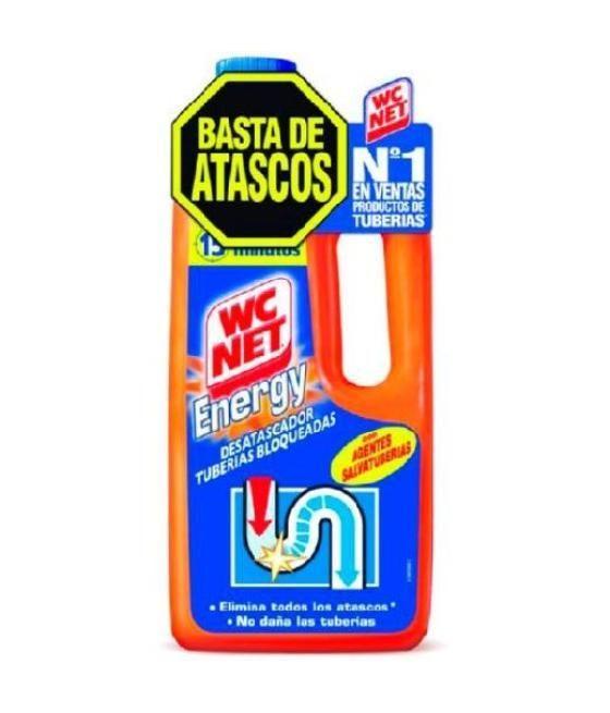 Wcnet gel limpiador desatascador de tuberías energy botella 1l