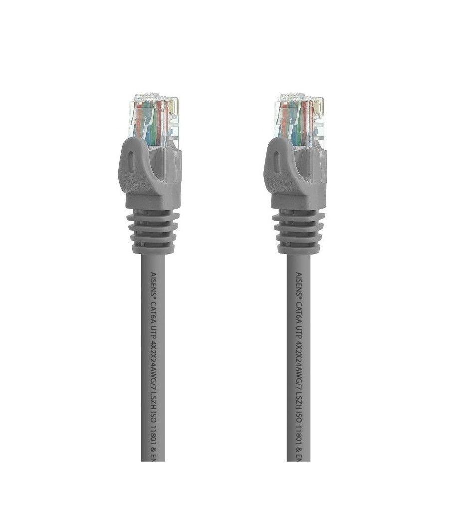 Cable de Red RJ45 UTP Aisens A145-0331 Cat.6A/ 15m/ Gris - Imagen 2