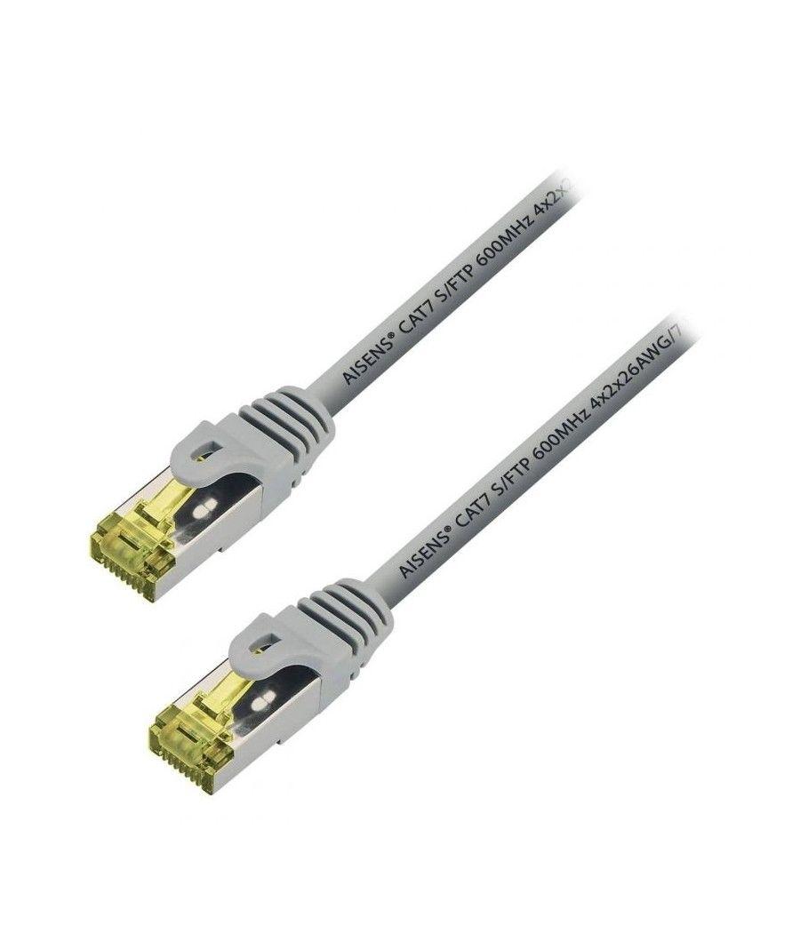 Cable de Red RJ45 S/FTP Aisens A146-0333 Cat.7/ 50cm/ Gris - Imagen 1