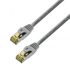 Cable de Red RJ45 S/FTP Aisens A146-0334/ Cat.7/ 1m/ Gris - Imagen 1