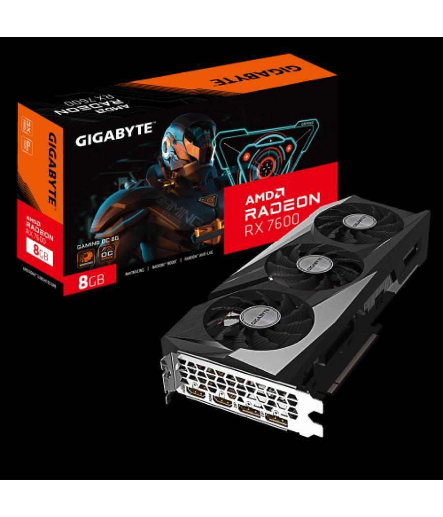 Gigabyte radeon rx 7600 gaming oc 8g amd 8 gb gddr6