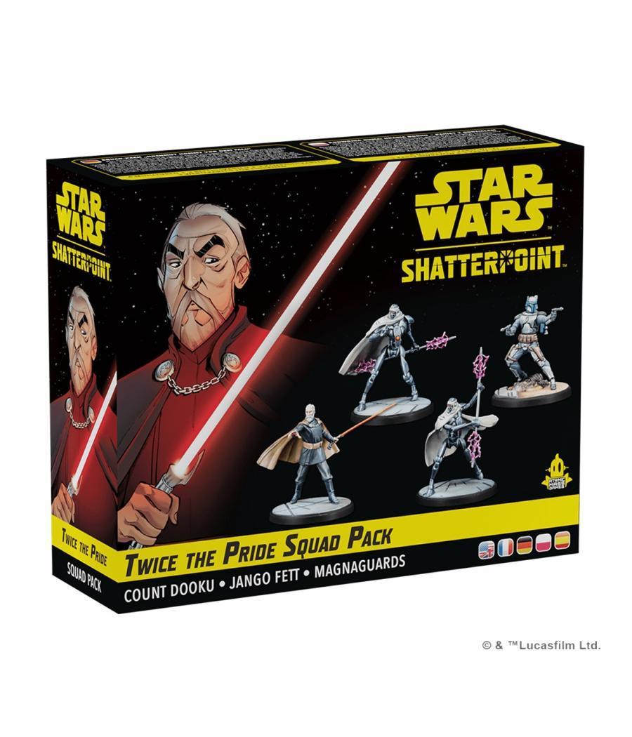 Juego de mesa star wars shatterpoint twice the pride count dooku squad pack