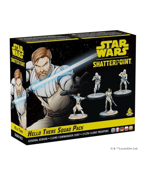 Juego de mesa star wars shatterpoint hello there general obi - wan kenobi squad pack