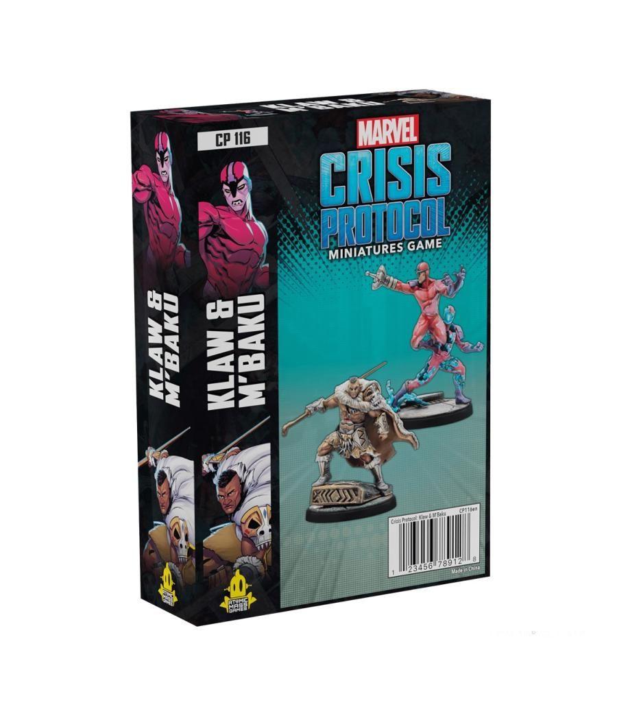 Juego de mesa marvel crisis protocol klaw and m´baku (ingles)