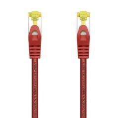 Cable de Red RJ45 SFTP Aisens A146-0468 Cat.7/ 25cm/ Rojo - Imagen 1