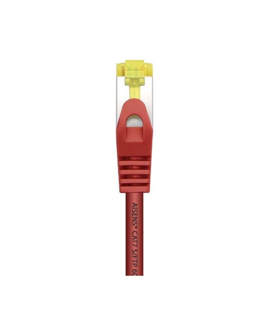 Cable de Red RJ45 SFTP Aisens A146-0468 Cat.7/ 25cm/ Rojo - Imagen 2