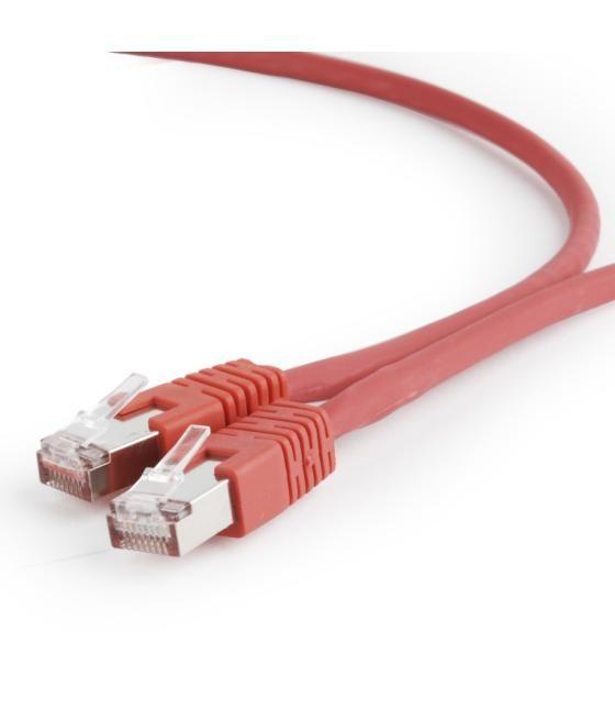 Cable red s-ftp gembird cat 6a lszh rojo 2m