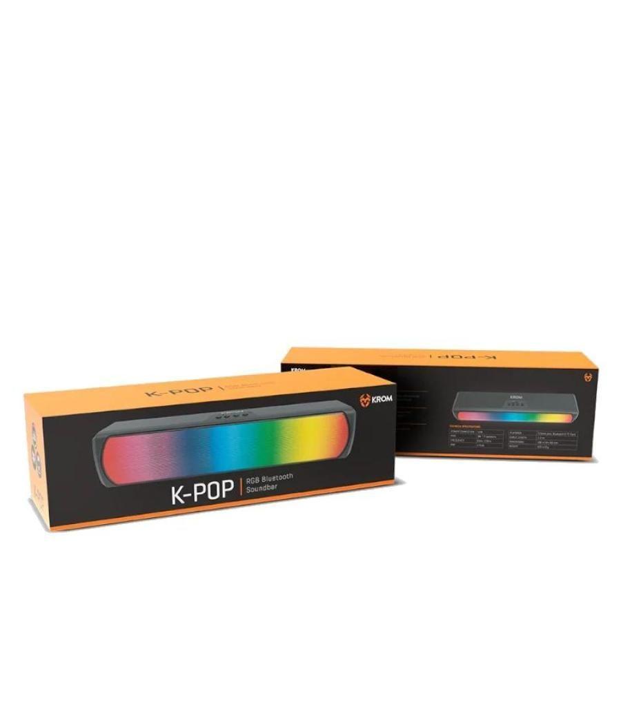 Krom barra de sonido k-pop bluetooth rgb