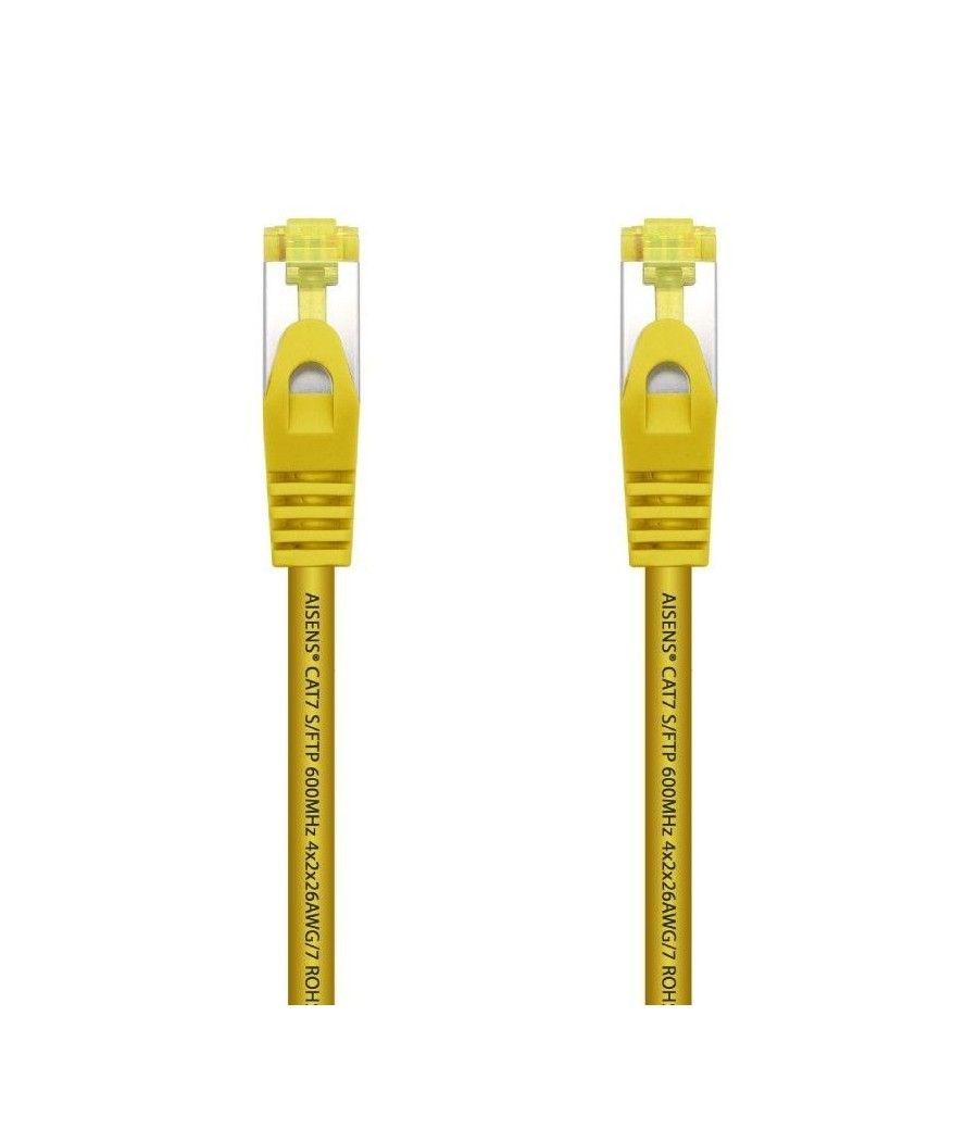 Cable de Red RJ45 SFTP Aisens A146-0472 Cat.7/ 25cm/ Amarillo - Imagen 1