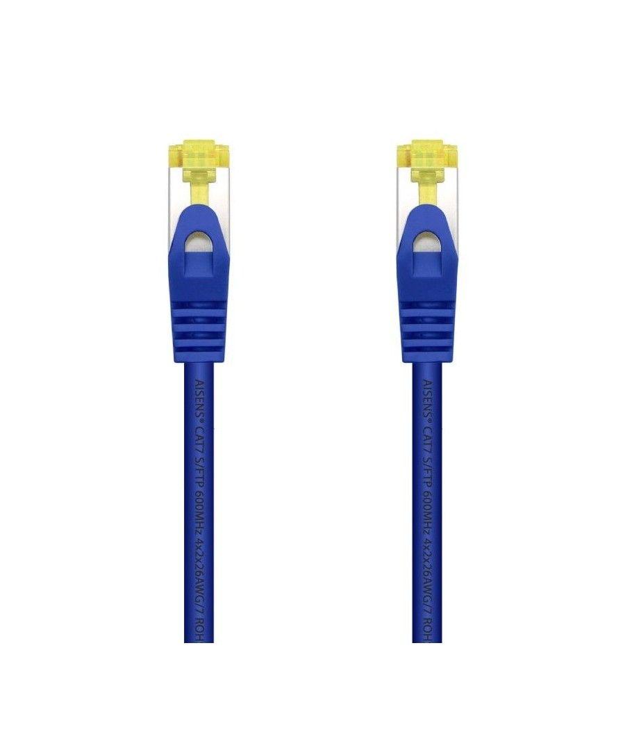 Cable de Red RJ45 SFTP Aisens A146-0476 Cat.7/ 25cm/ Azul - Imagen 1