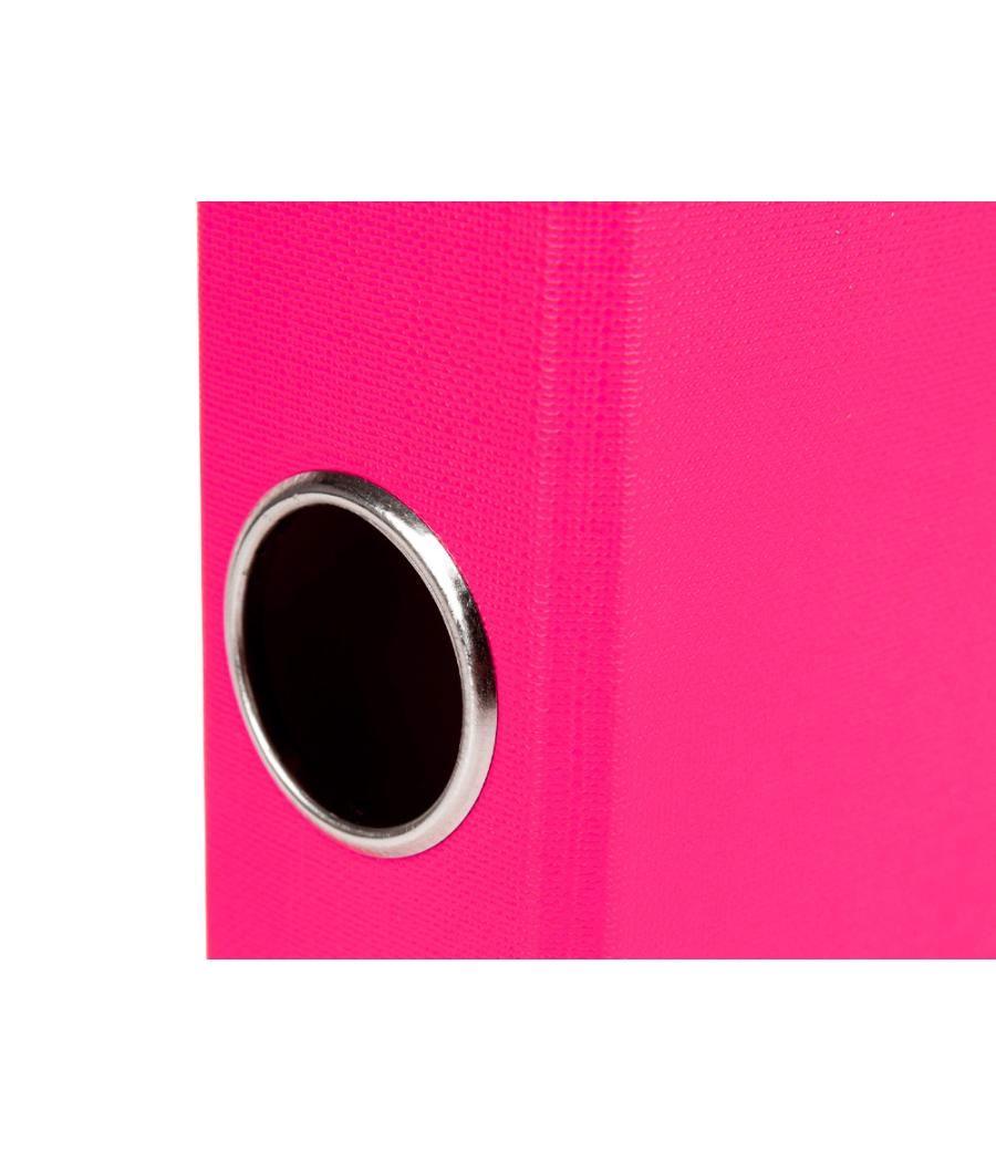 Modulo liderpapel 3 archivadores folio 2 anillas mecanismo de palanca 52mm rosa