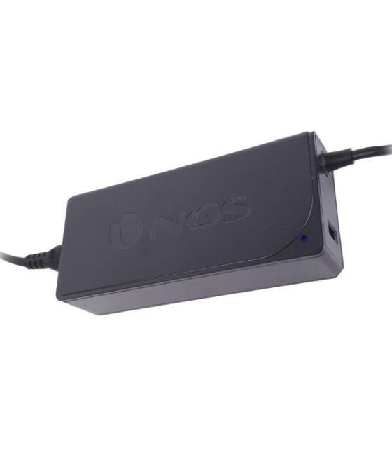 Cargador de portátil ngs w-65w type c/ 65w/ automático/ voltaje 12-20v/ 1 usb