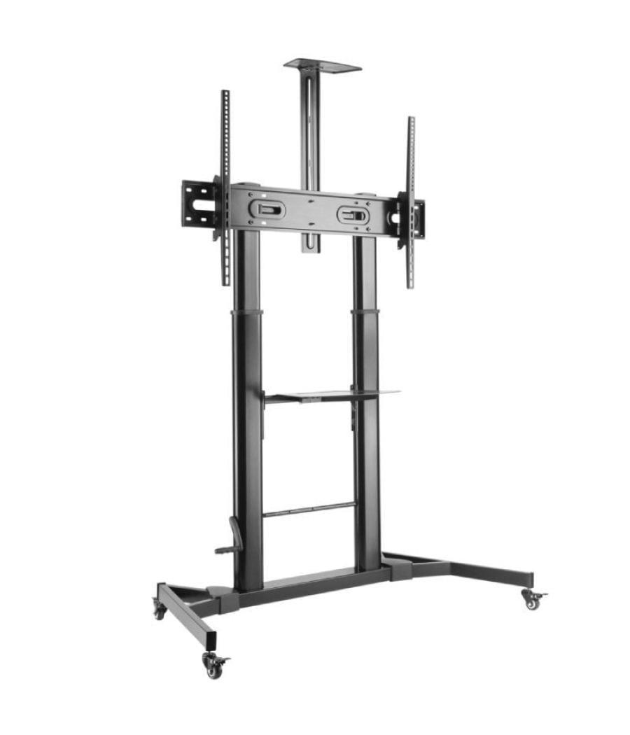 Soporte de pie inclinable con ruedas y manivela aisens ft100te-171 para tv 60-100'/ hasta 100kg
